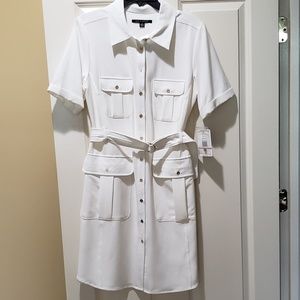 Ivory Shirt Dress